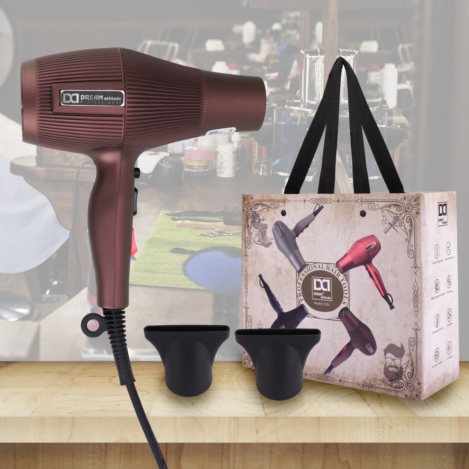 UNBREAKABLE HAIR DRYER [MODEL NO:7001] - Image 11 - NR Beauty World